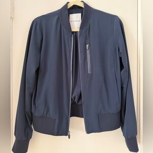 Banana Republic Navy Bomber Jacket, Size XS
